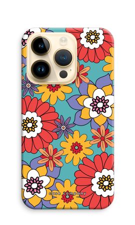 Retro Flowers - Blue