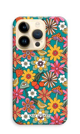 Retro Flowers N°2 - Blue