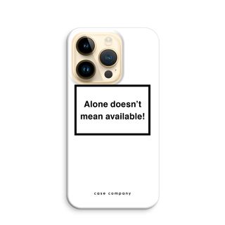 Alone