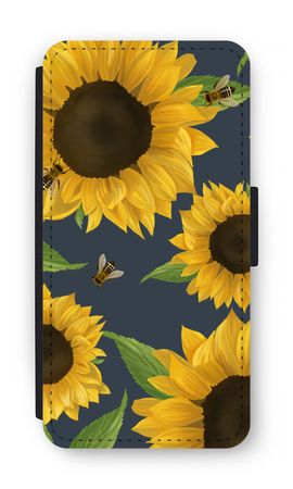 Sunflower and bees