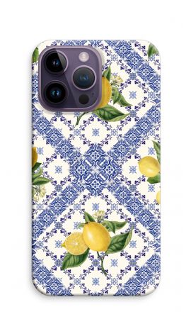 Blue tiles and lemons