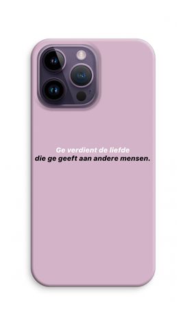 Ge verdient de liefde
