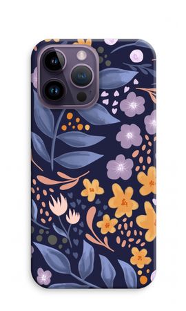 Flowers with blue leaves