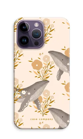 Floral Whales, Husă rezistentă iPhone 14 Pro Max