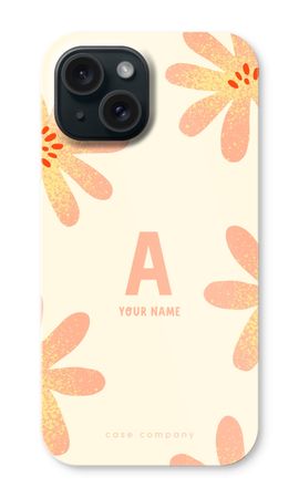 Peach Blossom Monogram