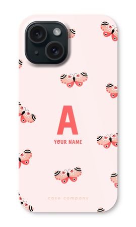 Rosy Butterflies Monogram