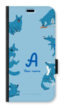 Playful Dogs Monogram