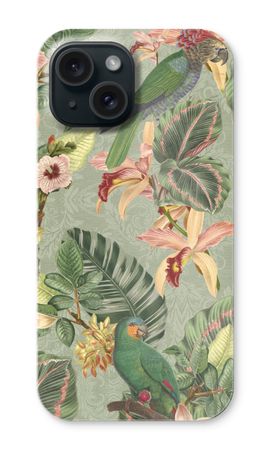 Tropical jungle parrot