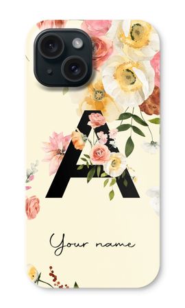 Flirty Flowers Monogram