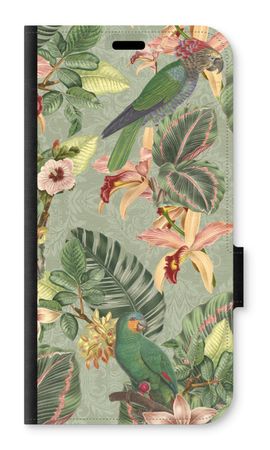 Tropical jungle parrot