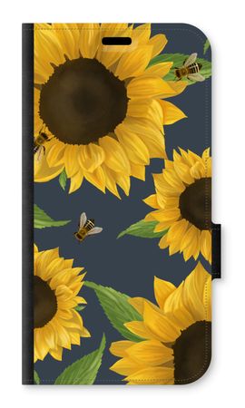 Sunflower and bees