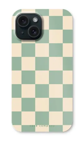 Checkered Mint, iPhone 15 robuste Hülle