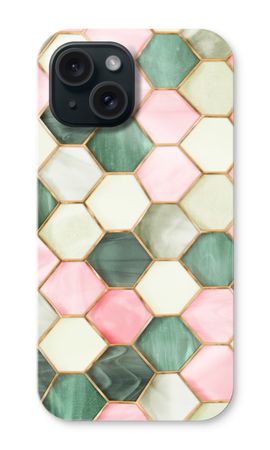 Hexagons in stained glass