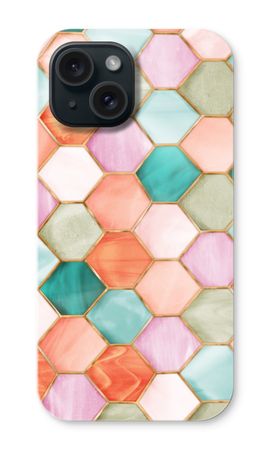 Hexagons in stained glass