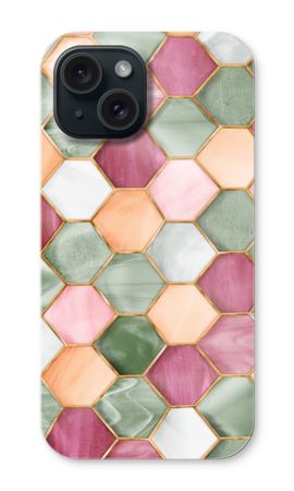 Hexagons in stained glass