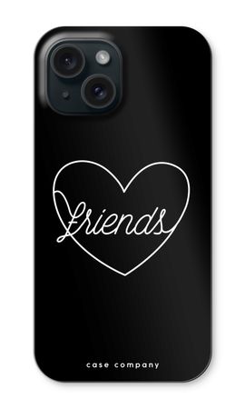 Friends heart black