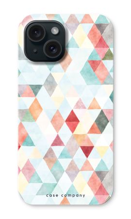 Coloured triangles pastel