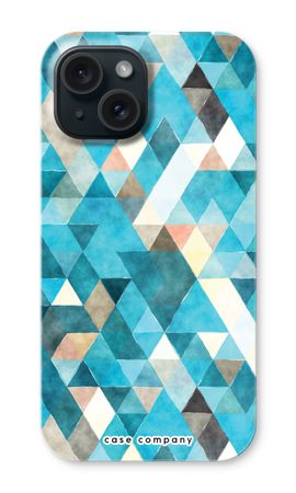 Coloured triangles blue