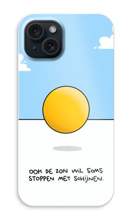 Stoppen met schijnen