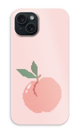 Stitched Peach