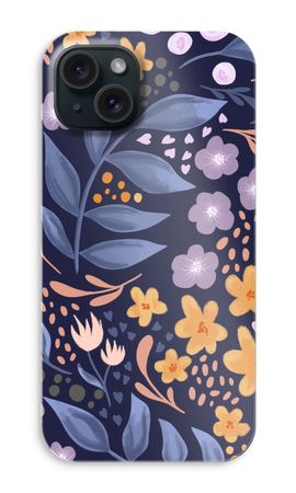 Flowers with blue leaves