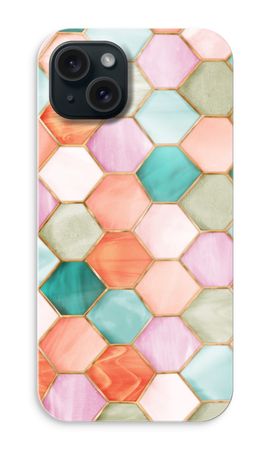 Hexagons in stained glass