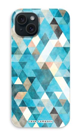 Triángulos color azul