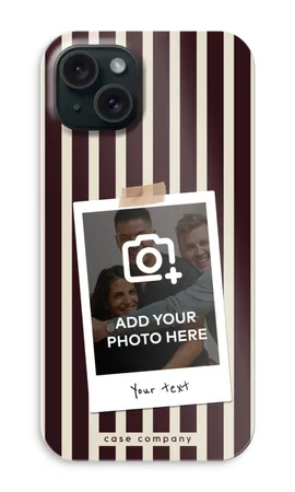 Polaroid - Retro, Trpežni ovitek iPhone 15 Plus