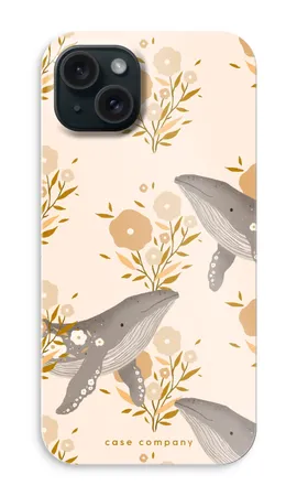 Floral Whales, Capa resistente iPhone 15 Plus