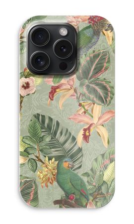 Tropical jungle parrot