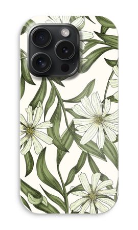 White flower pattern