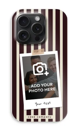 Polaroid - Retro, Wytrzymałe etui iPhone 15 Pro