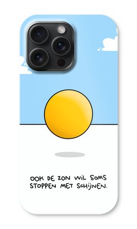 Stoppen met schijnen