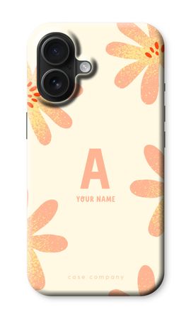 Peach Blossom Monogram