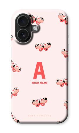 Rosy Butterflies Monogram
