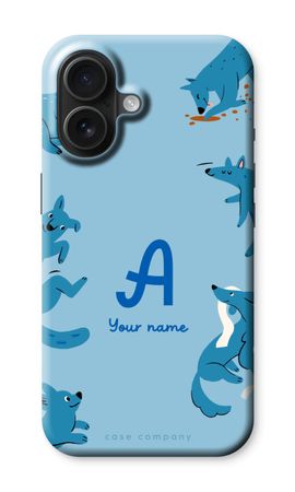 Playful Dogs Monogram