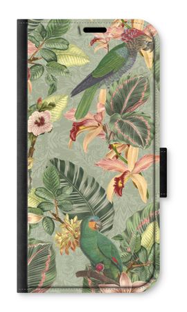 Tropical jungle parrot