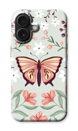 Butterfly in a floral world