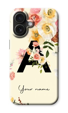 Flirty Flowers Monogram