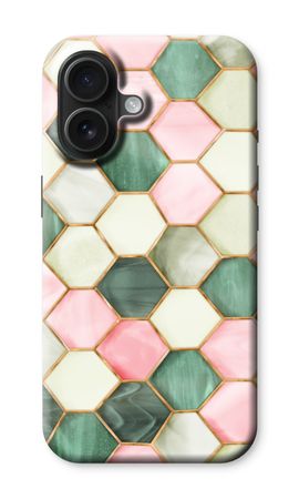 Hexagons in stained glass