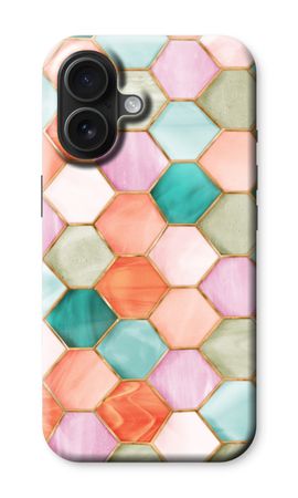 Hexagons in stained glass