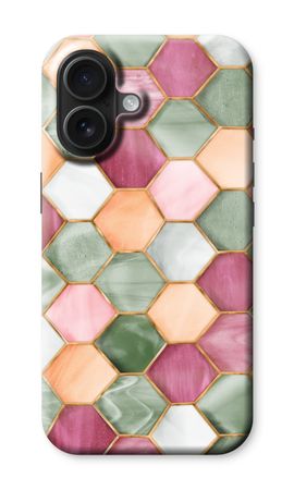 Hexagons in stained glass