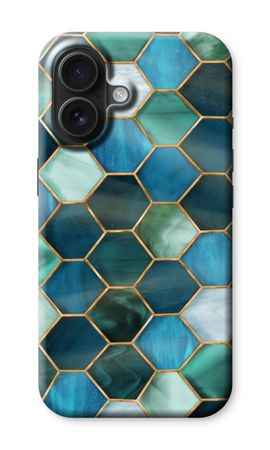 Hexagons in stained glass