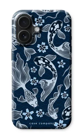 Midnight Koi, iPhone 16 tough case