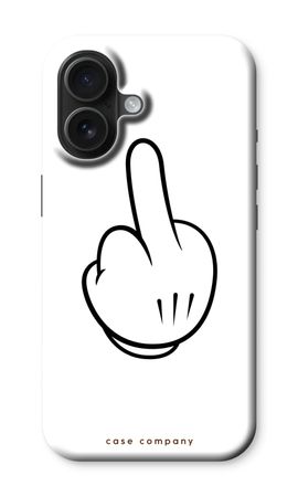 Middle finger white