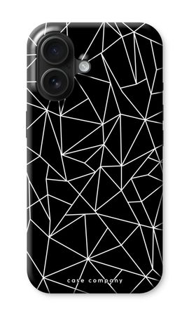 Geometric lines white