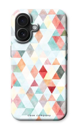 Coloured triangles pastel