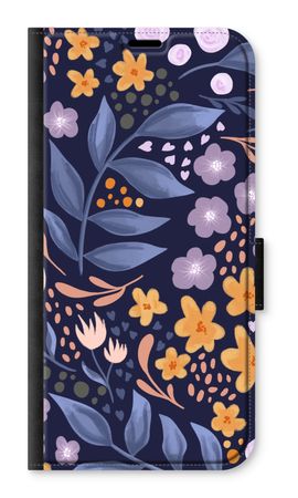 Flowers with blue leaves