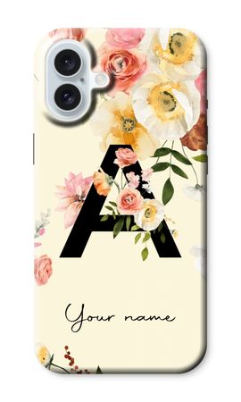 Flirty Flowers Monogram