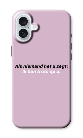 Ik ben trots op u